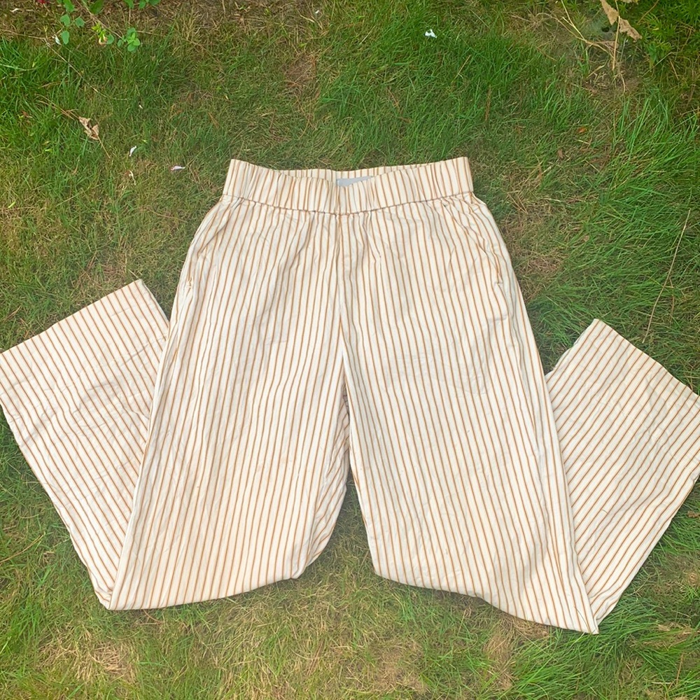 Striped Everlane “Easy Pant”